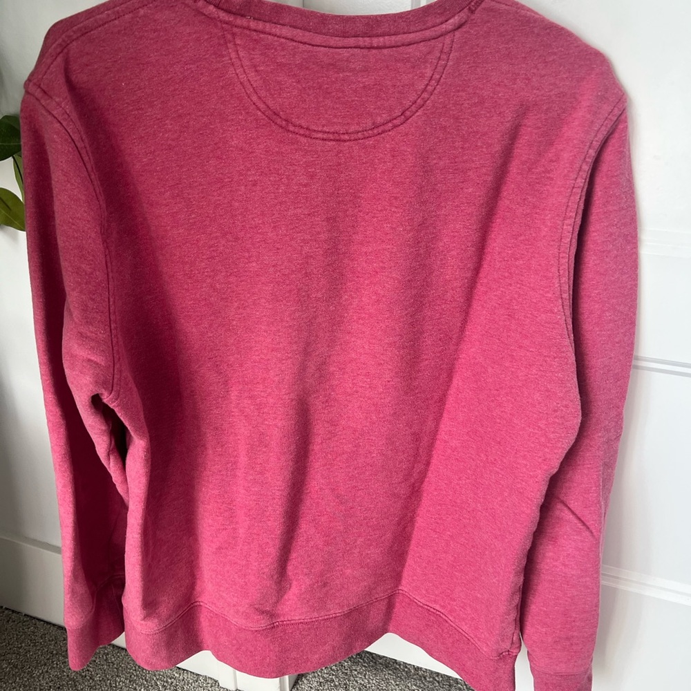 Brooks Brothers Logo Crew Neck Sweatshirt in Large Red - Picture 3 of 3